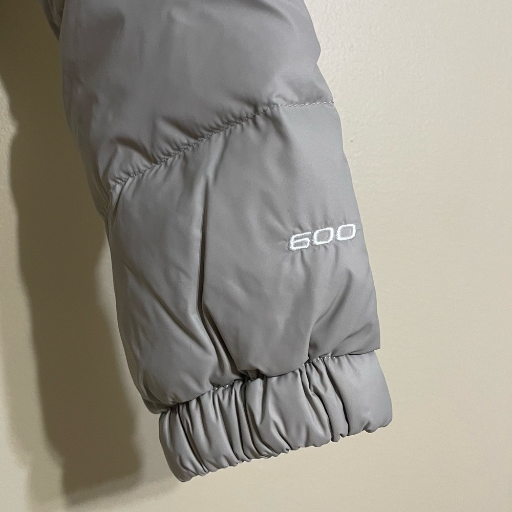 The North Face Women's Clay Gray Hydrenalite Puffer Jacket cropped small - Picture 2 of 7